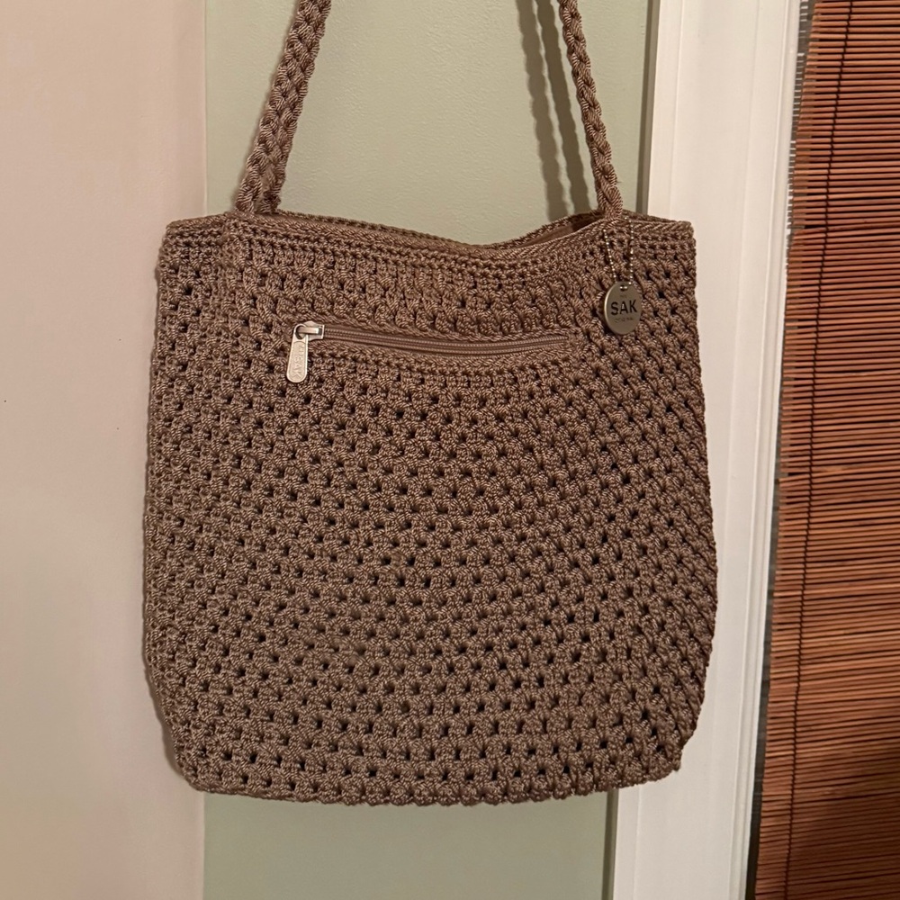 SAK Original - EUC crochet handbag